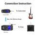 Charger l'image dans la galerie, AROMA ARG-06 GUITAR WIRELESS TRANSMISSION SYSTEM(TRANSMISSTER &amp; RECEIVER) 6.35MM PLUG 4 CHANNELS MAX. 35M EFFECTIVE BUILT-IN BATTERY SUPPORTS MUTE FUNCTION
