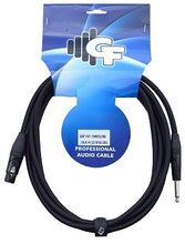 Charger l'image dans la galerie, GF TWEED (ALL BLACK) MICROPHONE XLR X 1/4 CABLE - Various Feet
