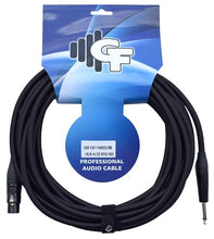 Charger l'image dans la galerie, GF TWEED (ALL BLACK) MICROPHONE XLR X 1/4 CABLE - Various Feet
