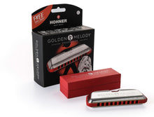 Charger l'image dans la galerie, Hohner Golden Melody Progressive Harmonica - Key of G
