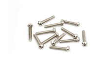 Charger l'image dans la galerie, Fender American Vintage Stratocaster Saddle Intonation Screws MA RD HR 4 - 40x5/8 (12) - Nickel
