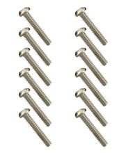Charger l'image dans la galerie, Fender American Vintage Stratocaster Saddle Intonation Screws MA RD HR 4 - 40x5/8 (12) - Nickel

