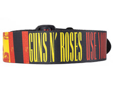 Charger l'image dans la galerie, OFFICIAL LICENSING GUNS N’ ROSES USE YOUR ILLUSION POLYESTER GUITAR STRAP.
