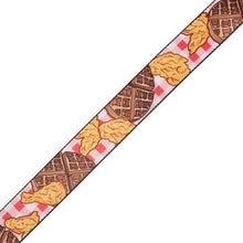 Load image into Gallery viewer, Levy's MPD2-118 Polyester Guitar Strap -Chicken &amp; Waffles Motif
