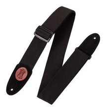 Load image into Gallery viewer, Levy's MSSC8 Cotton Guitar Strap - XL BLACK
