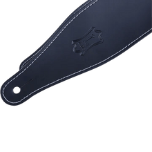 Load image into Gallery viewer, Levy’s DM17 TOP GRAIN SERIES XL Guitar Strap - Black
