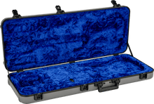 Load image into Gallery viewer, FENDER DELUXE MOLDED CASE - STRATOCASTER®/TELECASTER®- SILVER/BLUE
