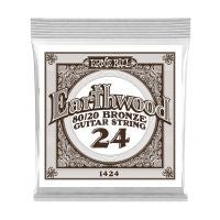 Charger l'image dans la galerie, ERNIE BALL P01424 Earthwood 80/20 Bronze Acoustic Guitar String .024-(8149226258687)
