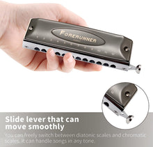 Charger l'image dans la galerie, East top Chromatic Harmonica 12-Hole 48 Tones Key of C Forerunner Harmonica-(8158806245631)

