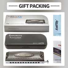 Charger l'image dans la galerie, East top Chromatic Harmonica 12-Hole 48 Tones Key of C Forerunner Harmonica-(8158806245631)
