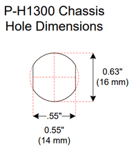 Charger l'image dans la galerie, Strain Relief - for 35/64" x 5/8" Hole, 11/32" Cord Diameter

