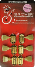 Charger l'image dans la galerie, Grover 135G Vintage 3 per Side Machine Head, Gold
