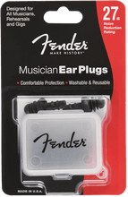 Load image into Gallery viewer, Fender Musician Series Black Ear Plugs w/Case
