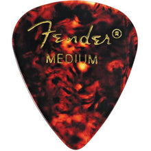Load image into Gallery viewer, Fender Guitar Pick 351 Shape Classic Celluloid  - Tortoise Shell - Medium - 10 Pack-(8268421923071)
