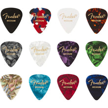 Charger l'image dans la galerie, Fender Celluloid Medley Picks - Medium, 351 Shape, 12 Packs-(8268444303615)
