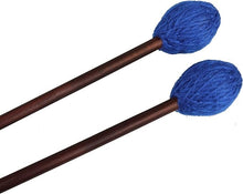 Charger l'image dans la galerie, Yarn Wound Mallet: 16” Maple &amp; Rattan Handle 15/16” Head
