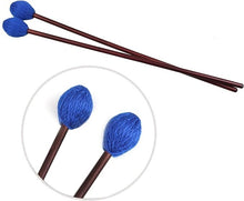 Charger l'image dans la galerie, Yarn Wound Mallet: 16” Maple &amp; Rattan Handle 15/16” Head
