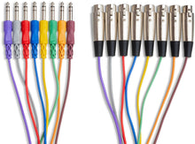 Charger l'image dans la galerie, Hosa STX-802F Balanced 2 Meter Fan to Fan XLRF Audio Snake with TRS Returns
