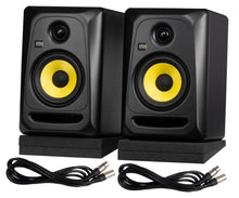 Charger l'image dans la galerie, KRK Classic 5 CL5-G3PK1 Studio Monitor Package with Cables &amp; Isolation Pads
