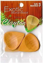 Load image into Gallery viewer, Clayton Exotic Wood Picks - 3 Pack - Various Finishes
