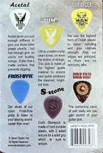 Load image into Gallery viewer, Variety Pack of 6 Clayton Guitar Picks - Sampler of quality picks #VPP/6
