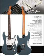 Load image into Gallery viewer, Godin 052271 Session T-Pro Arctik Blue RN Electric Guitar - MADE IN CANADA
