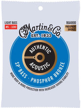 Charger l'image dans la galerie, Martin Authentic  SP® 4 String Acoustic Bass Guitar Strings, 92/8 Phosphor Bronze
