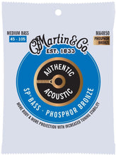 Charger l'image dans la galerie, Martin Authentic  SP® 4 String Acoustic Bass Guitar Strings, 92/8 Phosphor Bronze
