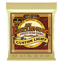 Load image into Gallery viewer, Earthwood 2007/3007 Custom Light 80/20 Acoustic Guitar Strings - 11.5-54
