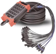 Charger l'image dans la galerie, 100 Foot Professional 16 Channel Snake w/XLR Sends &amp; Returns
