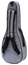 Charger l'image dans la galerie, HOUSSE REMBOURREE LISSE 20MM POUR UKULELE DE CONCERT - GRIS
