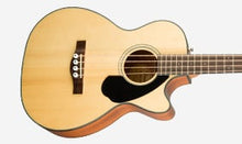Charger l'image dans la galerie, Fender CB-60SCE Acoustic-Electric Bass Guitar Solid Spruce Top Fishman Preamp
