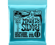 Load image into Gallery viewer, ERNIE BALL 2228 MIGHTY SLINKY NICKEL WOUND ELECTRIC GUITAR STRINGS 8.5 - 40 GAUGE
