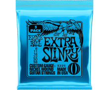 Load image into Gallery viewer, ERNIE BALL 2225 EXTRA SLINKY NICKEL WOUND ELECTRIC GUITAR STRINGS - 8-38 GAUGE
