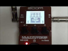 Charger et lire la vidéo dans la visionneuse de la Galerie, Zoom ZMS-60B MultiStomp Pedal for Bass
