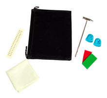 Load image into Gallery viewer, Kalimba 10 Keys Gloss lacquer over solid exotic black walnut with Carrying Bag, Tuning Key and more
