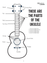 Charger l'image dans la galerie, KID'S UKE - UKULELE ACTIVITY FUN BOOK Kev's Learn &amp; Play Series

