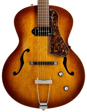 Charger l'image dans la galerie, Godin 031986 5th Avenue Kingpin P90 Cognac Burst Guitare acoustique Hollow Body fabriquée au Canada
