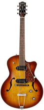Charger l'image dans la galerie, Godin 032327/050987 5th Avenue KingPin II P90 CW Cognac Burst Guitare acoustique Hollow Body MADE In CANADA
