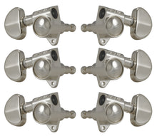 Charger l'image dans la galerie, Grover 102-18N Original Rotomatics avec rapport d'engrenage 18:1 - Mécaniques pour guitare, 3 + 3 - Nickel
