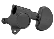 Charger l'image dans la galerie, Grover 102BN Original Rotomatics avec bouton rond - Mécaniques pour guitare, 3 + 3 - Black Nickel 
