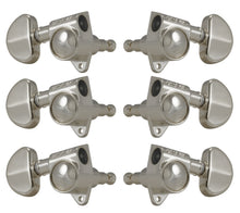 Charger l'image dans la galerie, Grover 102N Original Rotomatics avec bouton rond - Mécaniques pour guitare, 3 + 3 - Nickel 
