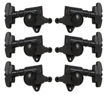 Charger l'image dans la galerie, Grover 109BC Super Rotomatics avec bouton 3 étapes - Mécaniques pour guitare, 3 + 3 - Chrome noir 
