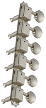 Charger l'image dans la galerie, Grover 133N6 Deluxe Guitar Machines - Mécaniques pour guitare, 6 en ligne, côté basse (gauche) - Nickel
