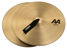 Load image into Gallery viewer, SABIAN 14” AA Marching Cymbals medium-heavy pair with full-bodied sound and long sustain
