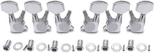 Charger l'image dans la galerie, Cordes scellées Tuning Pegs Keys Machines Heads Tuners 3L 3R Guitare électrique Pièces de rechange pour guitare acoustique Chrome. 
