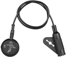 Charger l'image dans la galerie, Pickup AD-30 Mini transducteur de microphone de contact piézo-électrique avec prise de sortie 1/7 pince à ongles pour guitare folk classique acoustique violon ukulélé 
