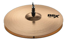 Charger l'image dans la galerie, SABIAN 41402X 14-inch B8X hi-hat cymbals with bright, crisp bronze sound and precision hammering
