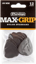 Load image into Gallery viewer, Dunlop 449P.88 .88mm Max-Grip Nylon Standard Guitar Picks, 12-Pack-(6921114681538)
