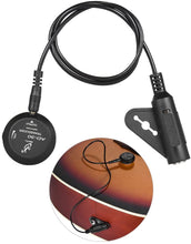 Charger l'image dans la galerie, Pickup AD-30 Mini transducteur de microphone de contact piézo-électrique avec prise de sortie 1/7 pince à ongles pour guitare folk classique acoustique violon ukulélé 
